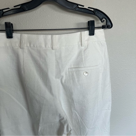 New Equipment Bergen Cropped Ankle Pant NWT Nature White Business Casual Women 6 - Picture 10 of 12